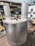 U.S. Aluminum 15 Gal. Pot & (2) U.S.Camp Stoves