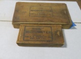 (3) Starrett Co. Micrometers