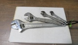 (5) Crescent Adjustable Wrenches