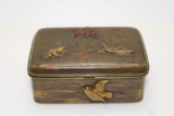 Antique Oriental Bronze Box