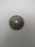 (1) 1862 Mexico Two Reales Silver Coin
