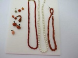 Lot of Coral Jewelry