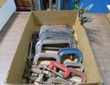 (15)+/- C Clamps & Jiffy Clamps