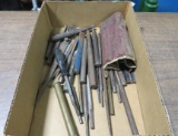 (30) +/- Chisels, Punches Pry Bars etc