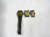 (3) Vintage Men's Wrist Watches