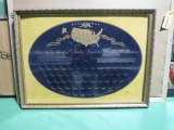 (2) Framed State Coin Collection