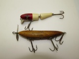 (2) Collectable Wood Fishing Lures