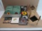 Group of 45 RPM Records w/ Display Rack