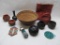 Native American Acoma Pots, Beadwork,