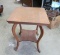 Quarter Sawn Oak (2) Tier Lamp Table