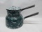 Agate Double Boiler & Basket w/ Pewter