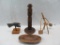 (4) Carved Items Inc. WWII Totem