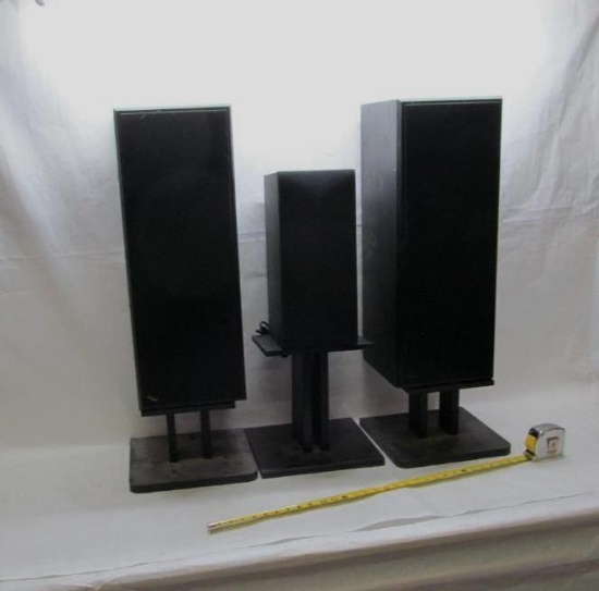 (2) Pinnacle Speakers & LG Bluetooth Subwoofer