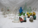 Glass Mason Jars, Milk Bottles & Advertising Bottles