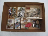 Box of Vintage Costume Jewelry