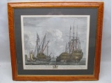 English Naval Print