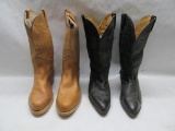 (2) Pairs Cowboy Boots