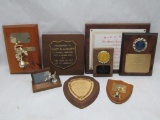 Sports, Shooting, Motorcycle Trophy & Plaque Collection