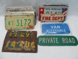 License Plates & Signs