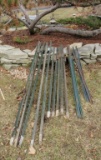(17)+/- Steel Fence Posts