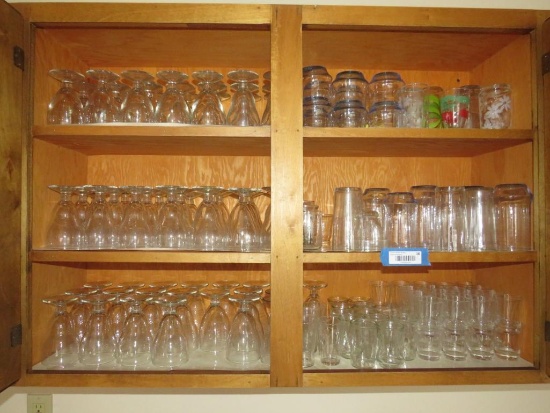 (100+/-) Asst. Water & Juice Glasses
