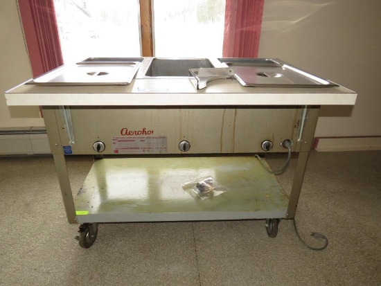 3-Bay Clerohol Steam Table