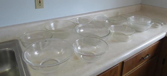 (10) Asst. Pyrex Bowls & Baking Dishes