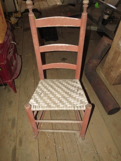 Wooden Ladder Back Rocking Chair