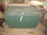 Country Grain Box in Green Paint