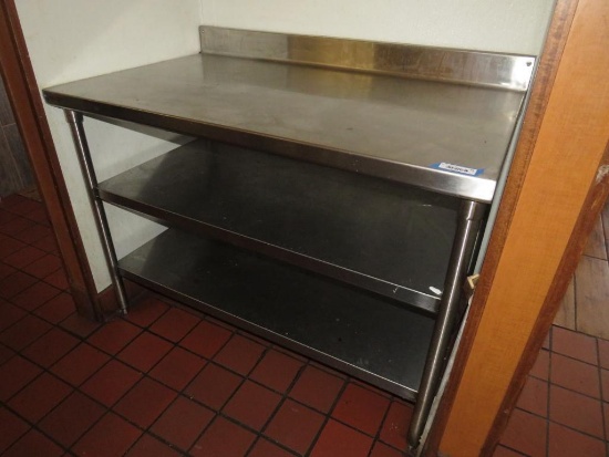 Stainless Dynamics Corp. 3-Tier SS Shelf/Workstation