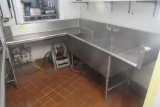 Right Hand Dishwasher Prep Table