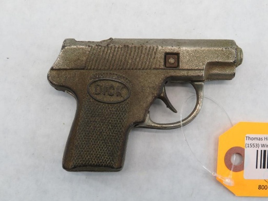 Hubley No. 210 "Dick" Rolled Cap Pistol