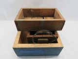 (3) Wooden Ammo Boxes