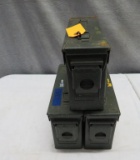 (3) Steel Ammo Boxes