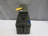 (3) Steel Ammo Boxes