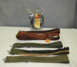 (6) Leather & Canvas Ammo Belts
