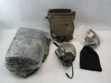 Chemical Protective Suit, Respirator, Mask Liners & Vintage Gas Mask