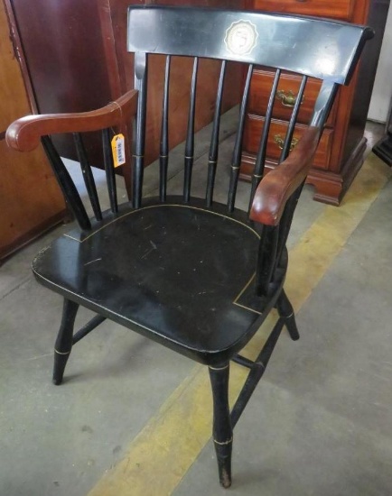 Hardwood Arm Chair w/Cornell Decal