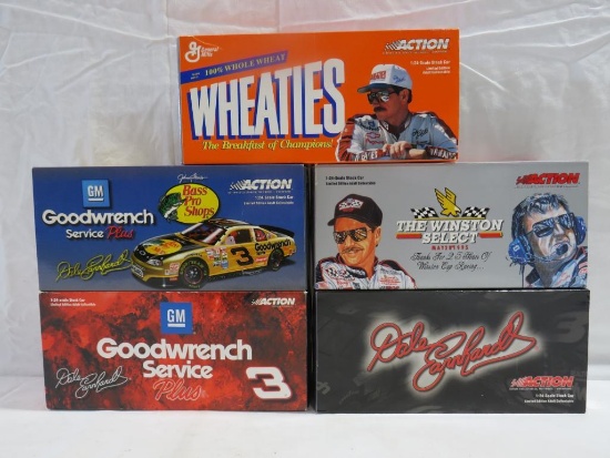 (5) 1:24 Scale Dale Earnhardt Diecast Banks