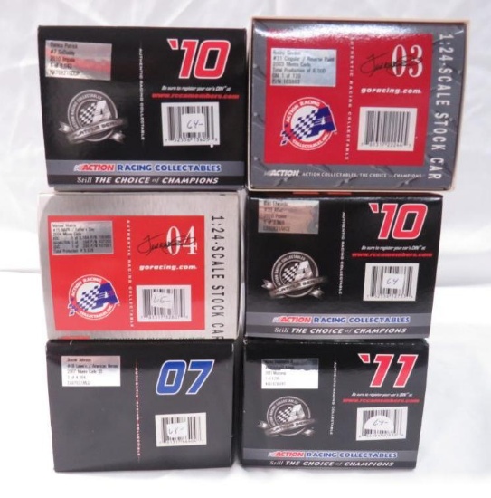 (6) 1:24 Scale Diecast Collectable Cars