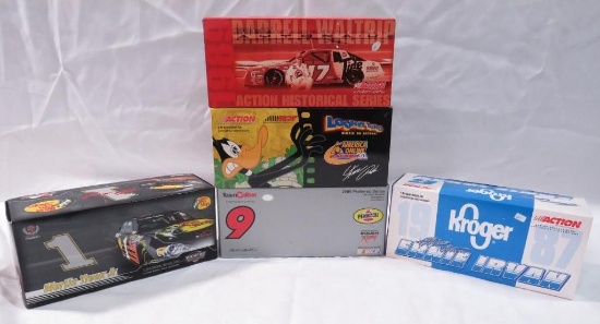 (5) 1:24 Scale Diecast Collectable Race Cars