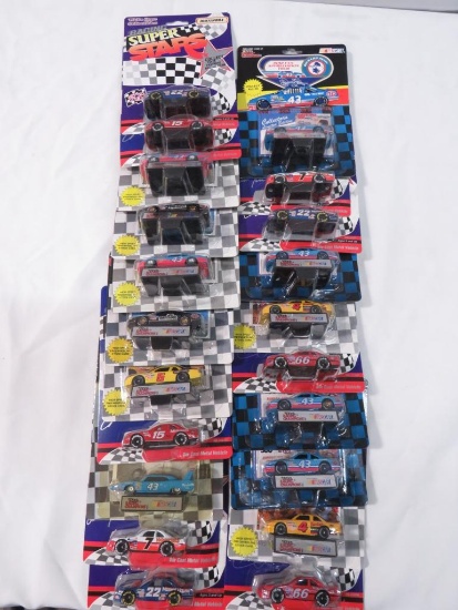 (21) Asst. Diecast Racing Champions Cars