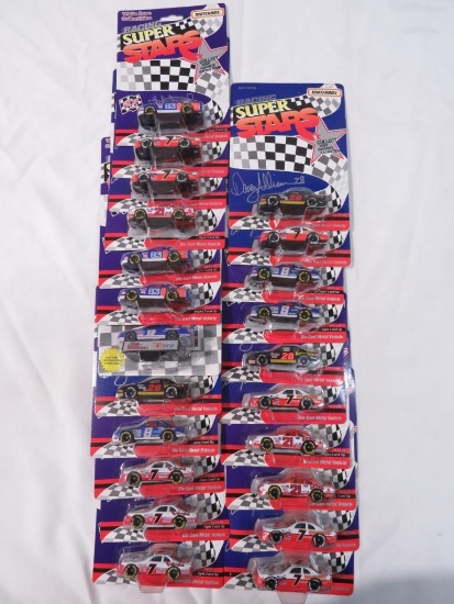 (22) Asst. Diecast Matchbox Racing Superstars Cars