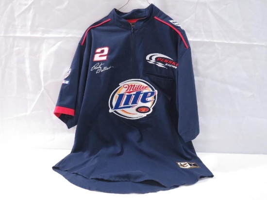Chase Authentic Miller Lite 1/4 Zip Racing Shirt