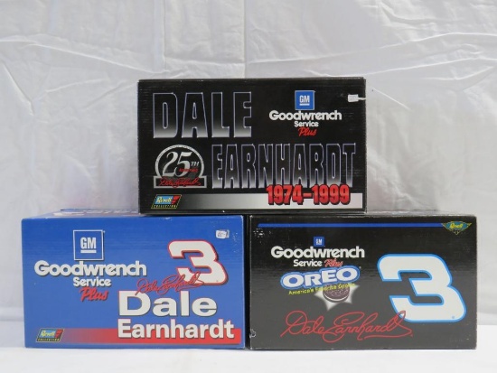 (3) Revell Dale Earnhardt Racing Collectables