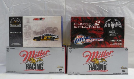 (4) Rusty Wallace Racing Collectables