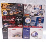 (6) 1:24 Scale Rusty Wallace Diecast Cars
