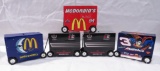 (5) 1:16 Scale Diecast Pit Wagon Banks
