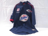 Chase Authentic Miller Lite 1/4 Zip Racing Shirt