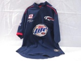 Chase Authentic Miller Lite 1/4 Zip Racing Shirt